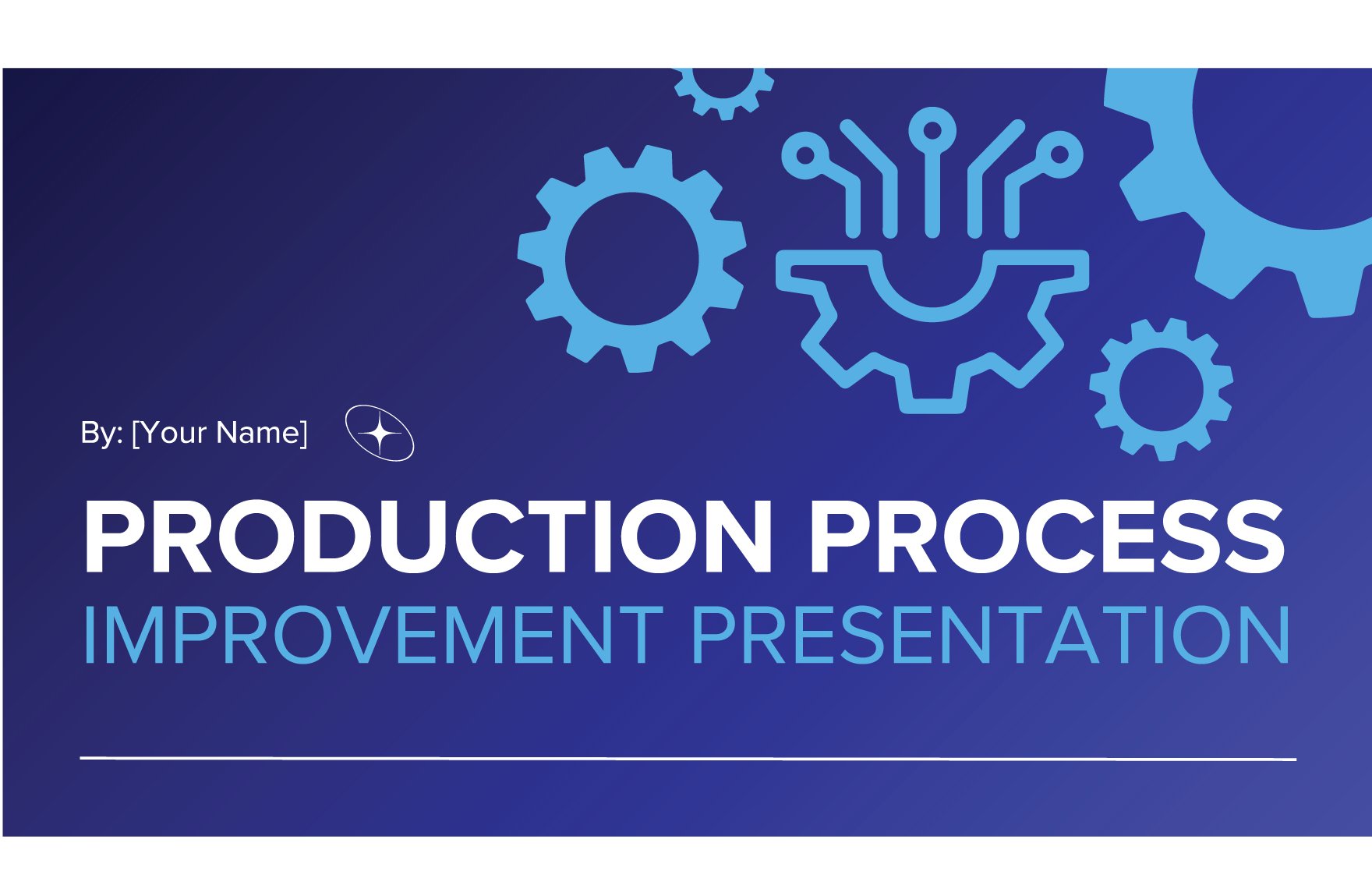 Production Process Improvement Presentation Template