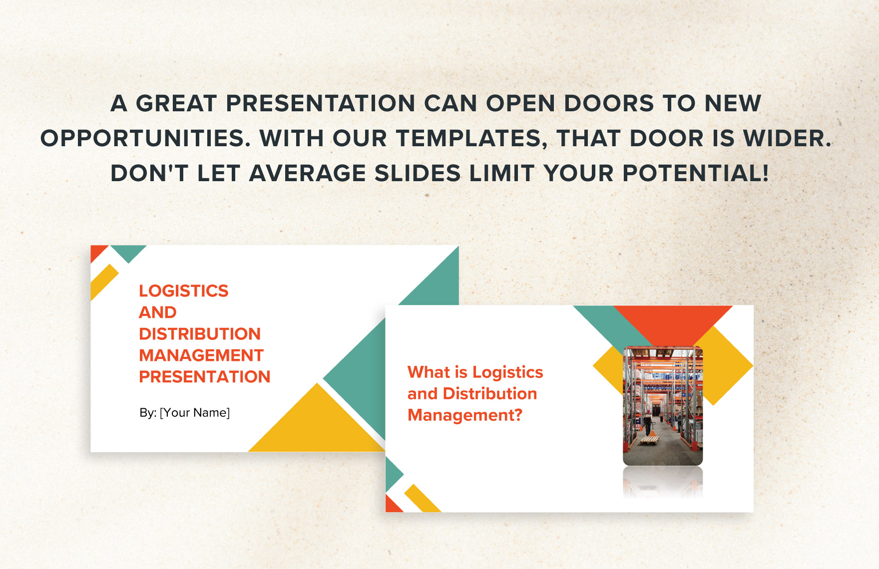 Logistics and Distribution Management Presentation Template