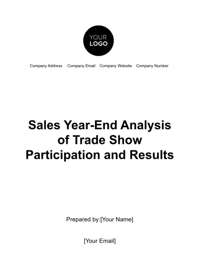Free Sales Year-End Analysis of Trade Show Participation and Results Template to Edit Online