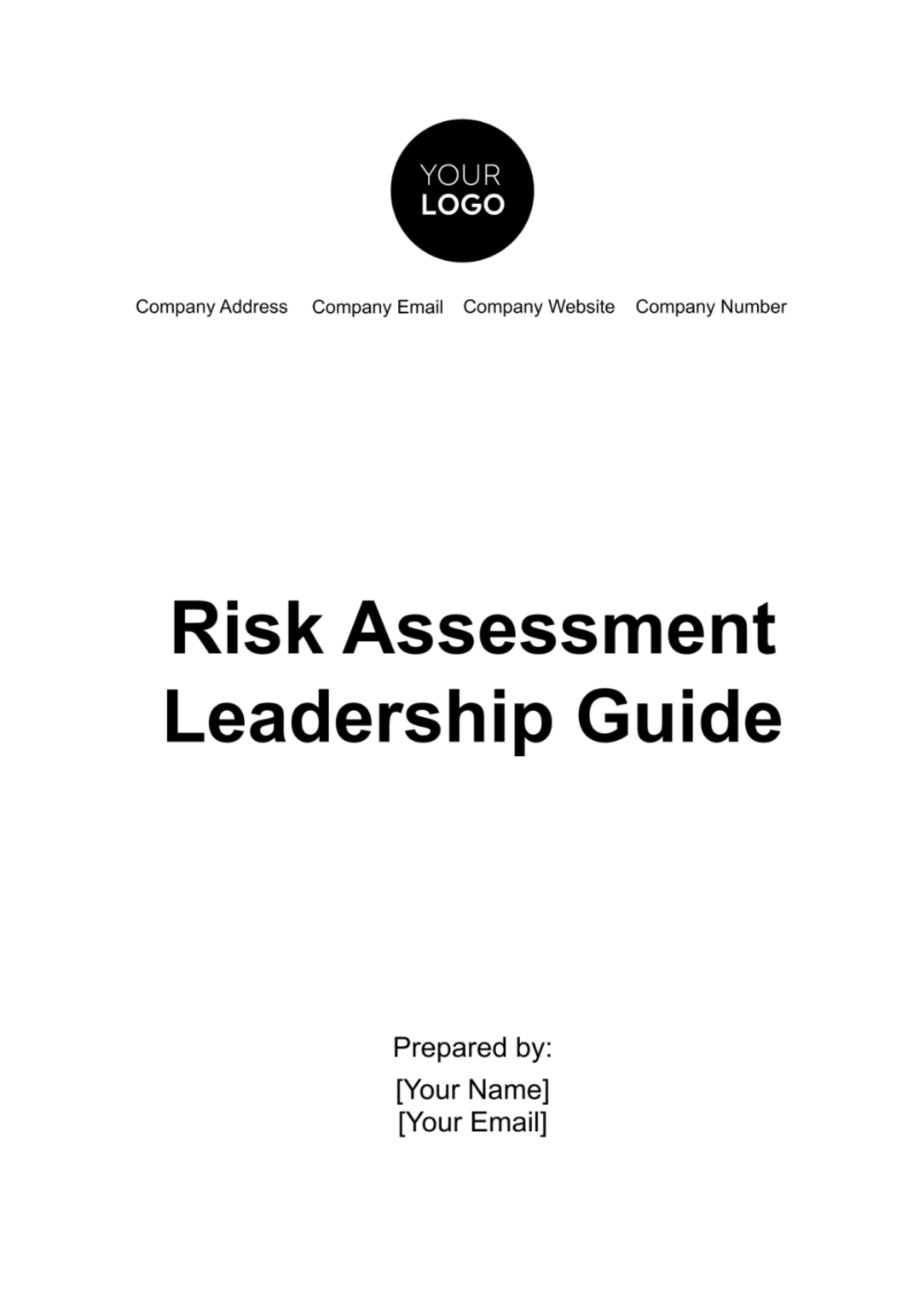 Risk Assessment Leadership Guide Template - Edit Online & Download