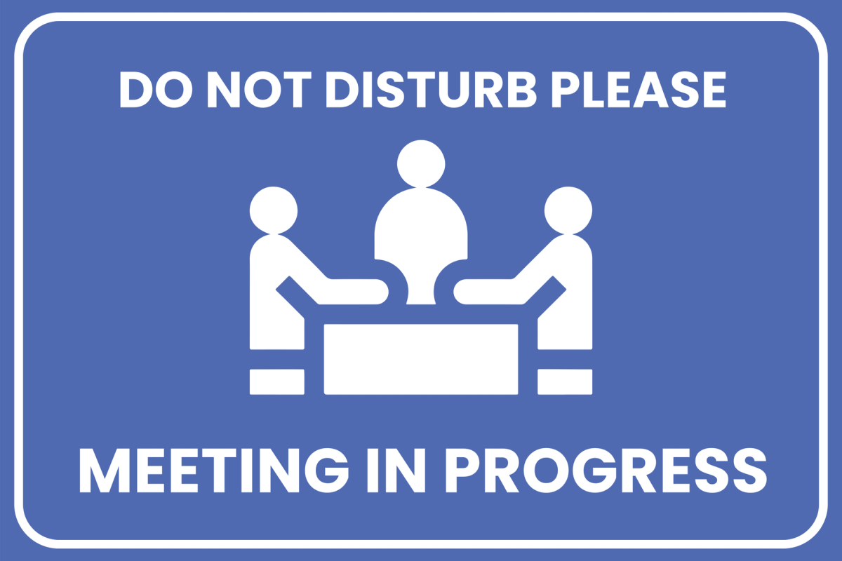 Meeting In Progress Sign Vector 115 Meeting In Progress Sign High Res