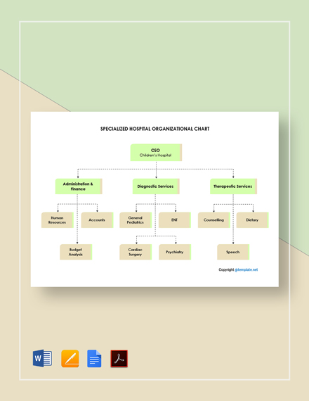 Sample Hospital Flowchart Template - PDF | Word | Apple Pages | Google ...