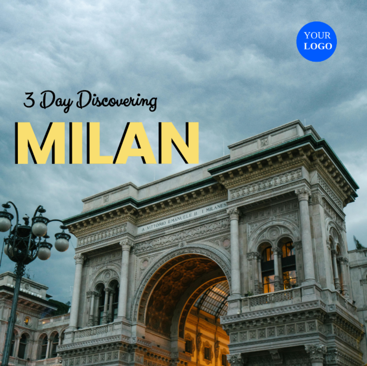 Free 3 Day Milan Itinerary Template to Edit Online