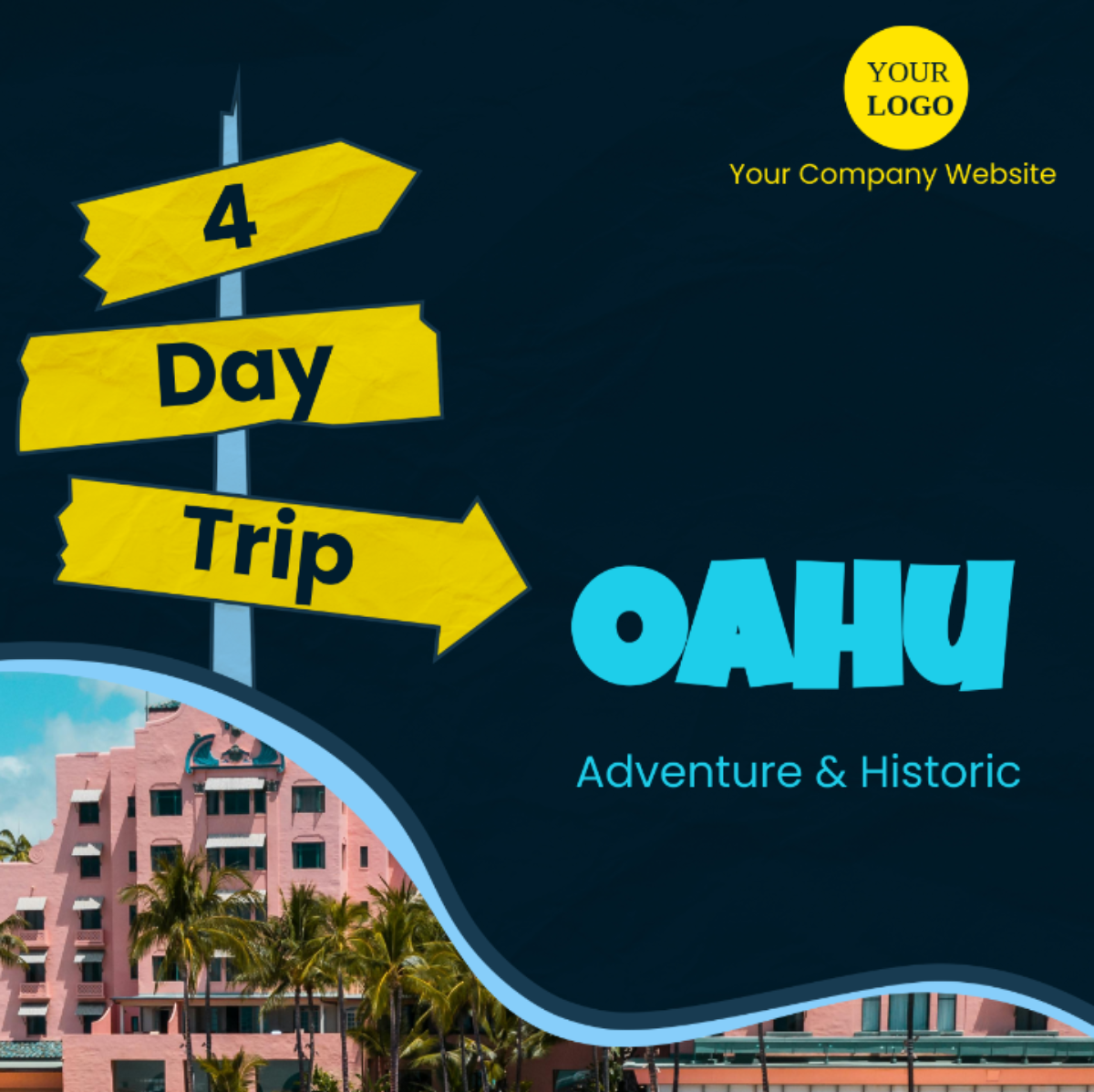 4 Day Oahu Itinerary Template - Edit Online & Download