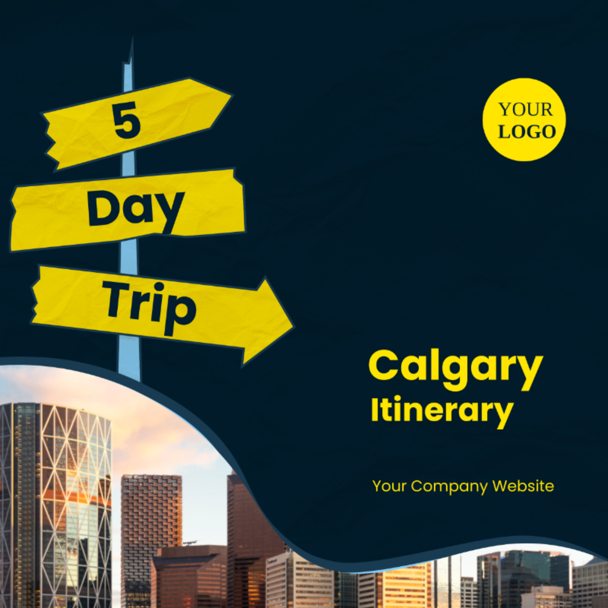 Free Calgary Itinerary Template to Edit Online