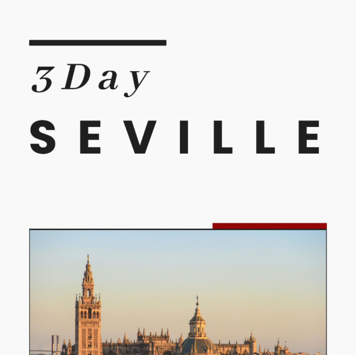 3 Day Seville Itinerary Template - Edit Online & Download