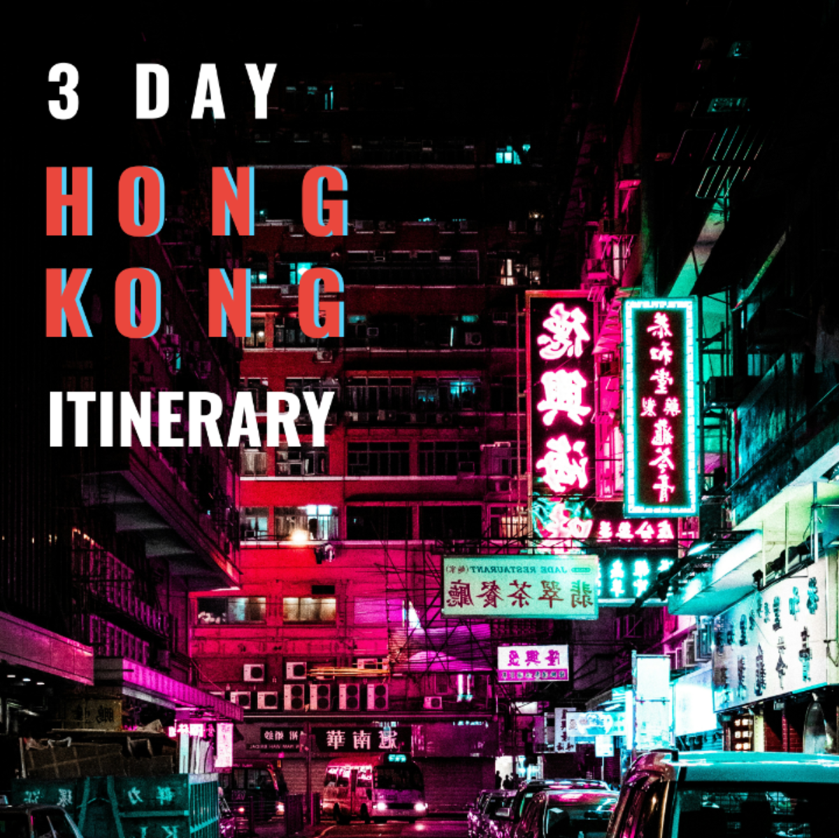 3 Day Hong Kong Itinerary Template - Edit Online & Download