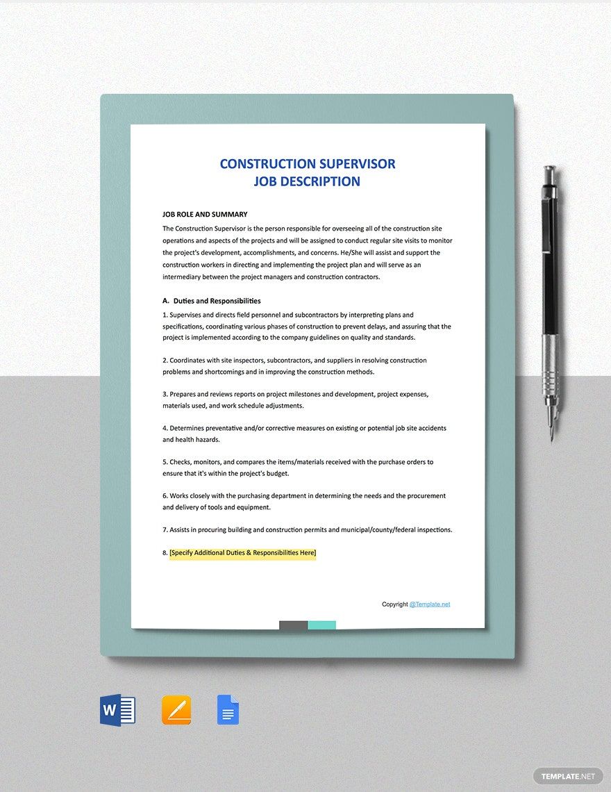 free-supervisor-job-description-pdf-template-download-template