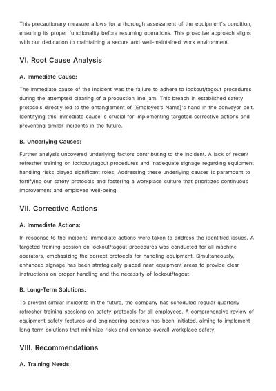 Free Workplace Incident Documentation Template to Edit Online