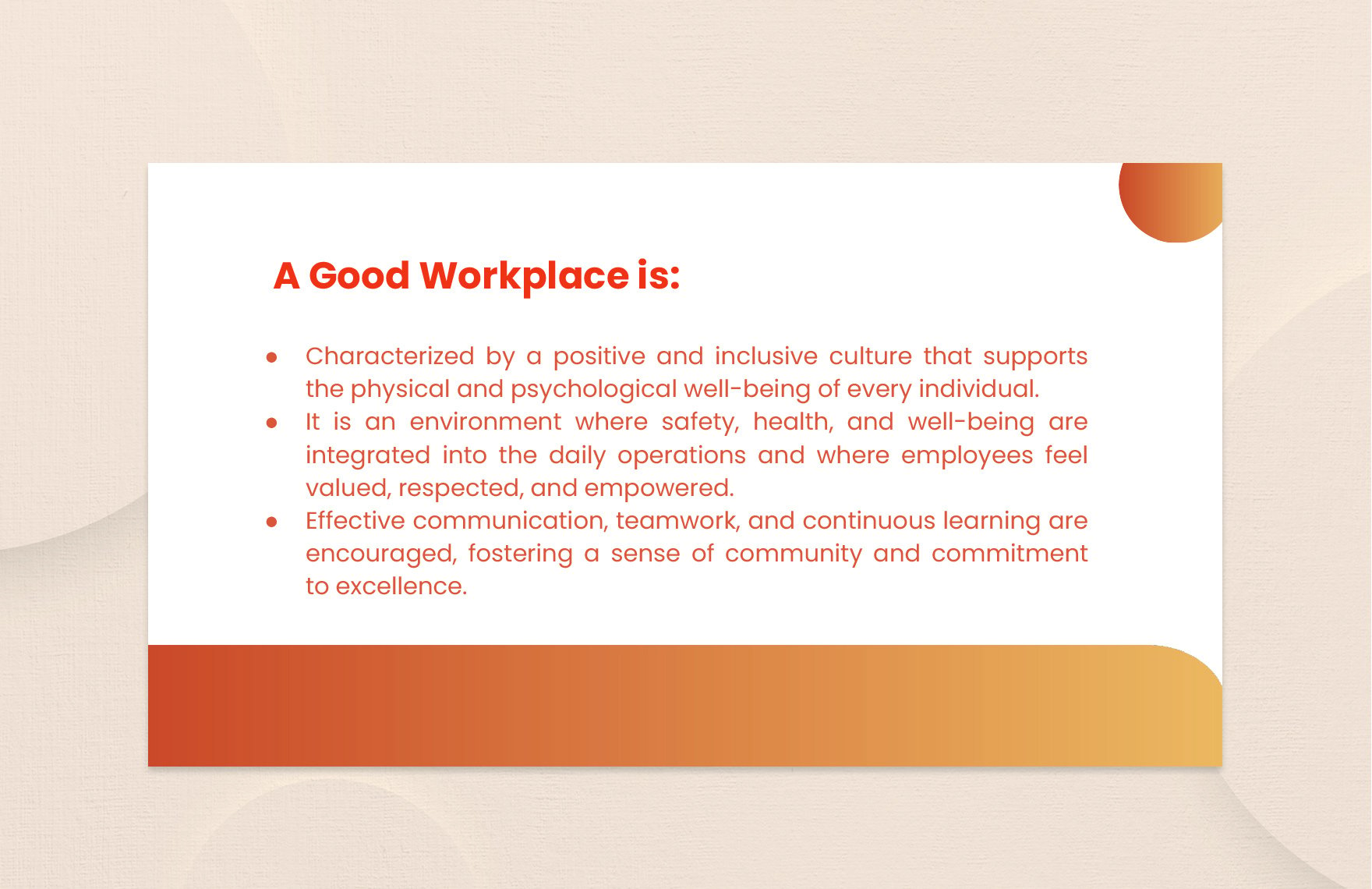 Workplace Safety and Risk Management Presentation Template