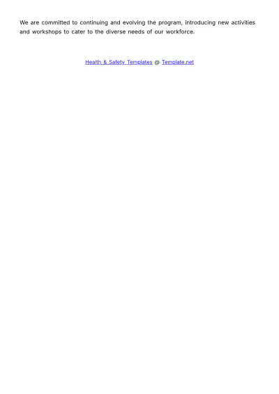 Free Employee Wellness Program Success Story Template to Edit Online