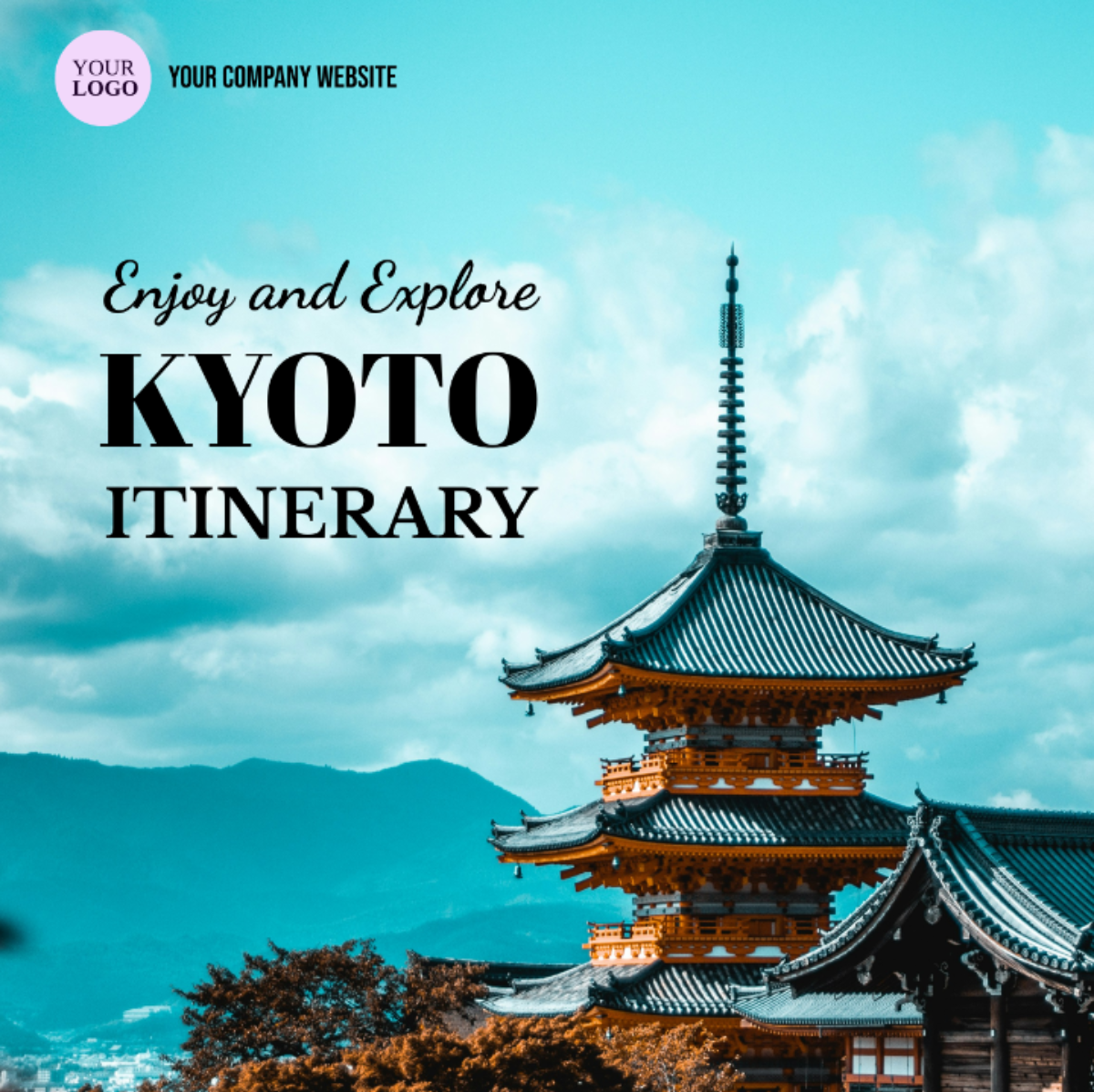 1 Day Kyoto Itinerary Template - Edit Online & Download