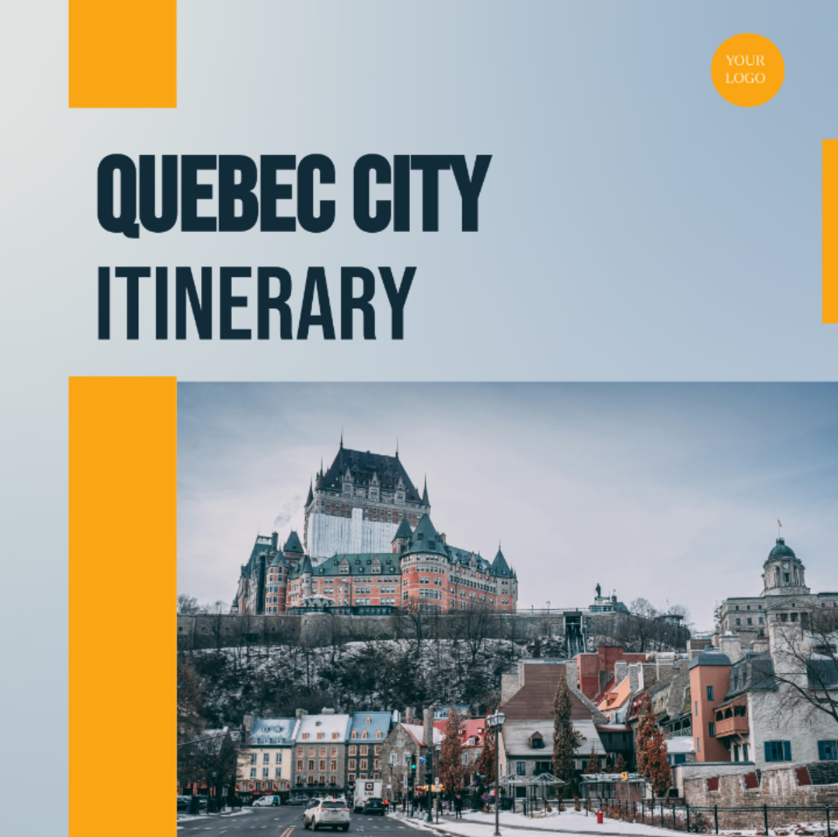 3 Day Quebec City Itinerary Template - Edit Online & Download