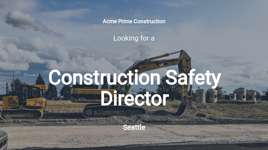 Construction Safety Templates in Microsoft Word (DOC)