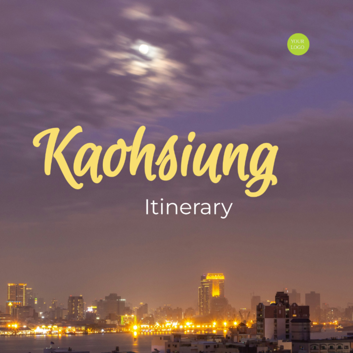 Kaohsiung Itinerary Template - Edit Online & Download