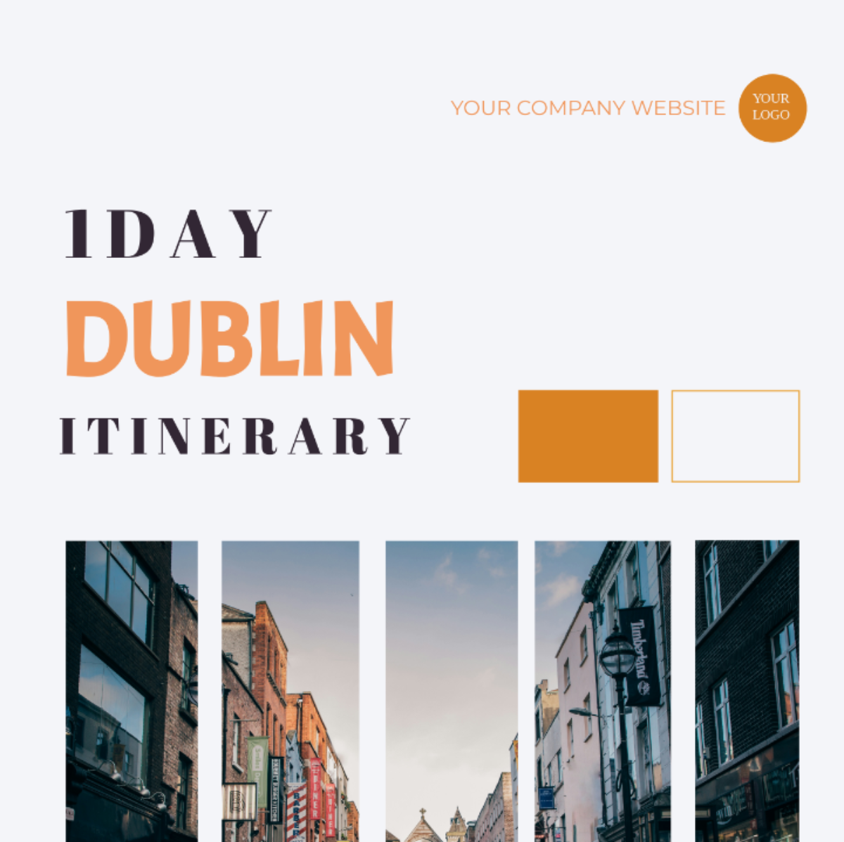 1 Day Dublin Itinerary Template - Edit Online & Download