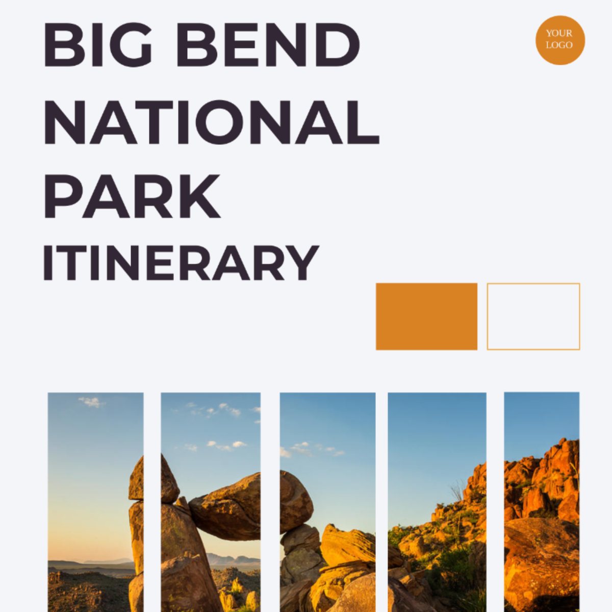 Big Bend National Park Itinerary Template - Edit Online & Download