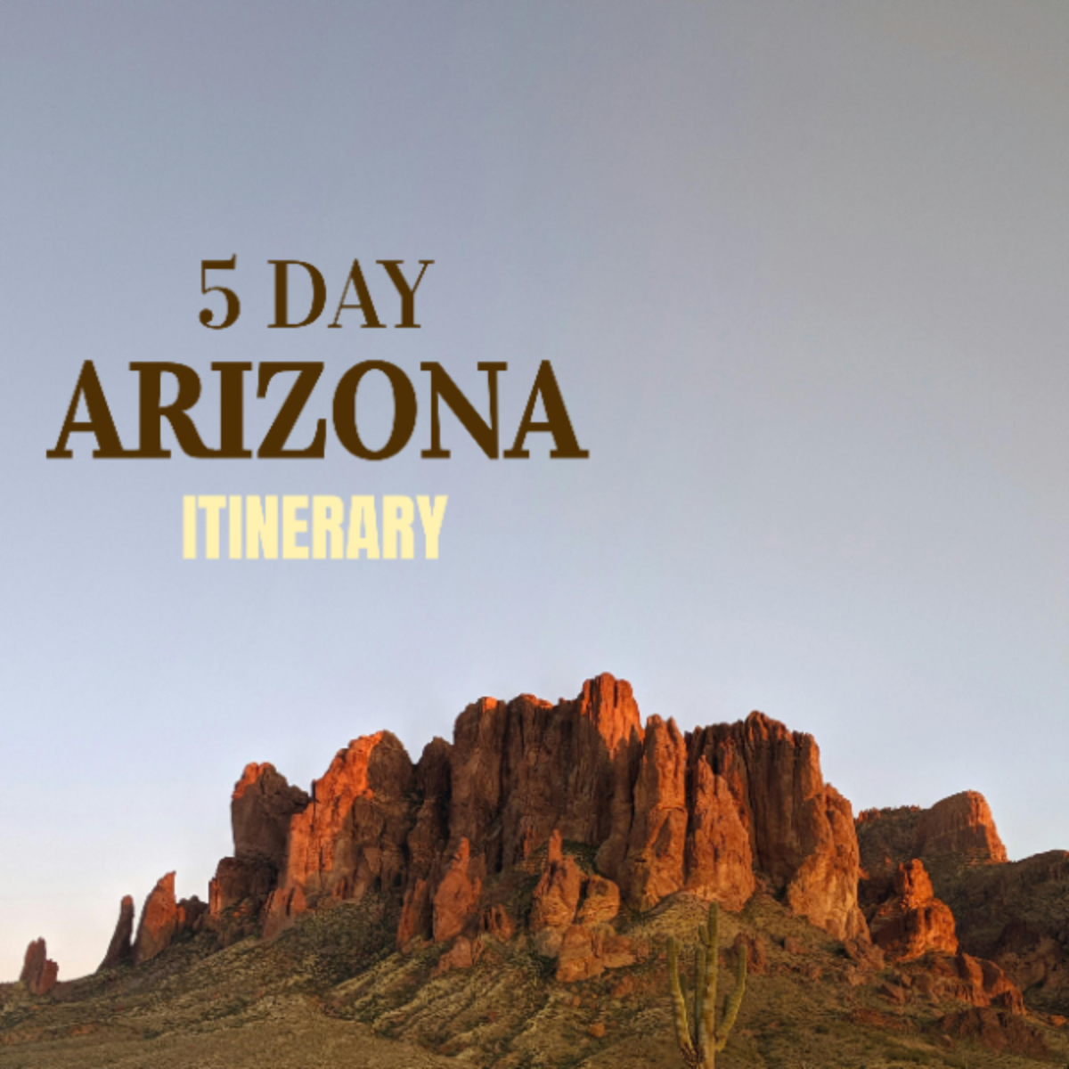 5 Day Arizona Itinerary Template - Edit Online & Download