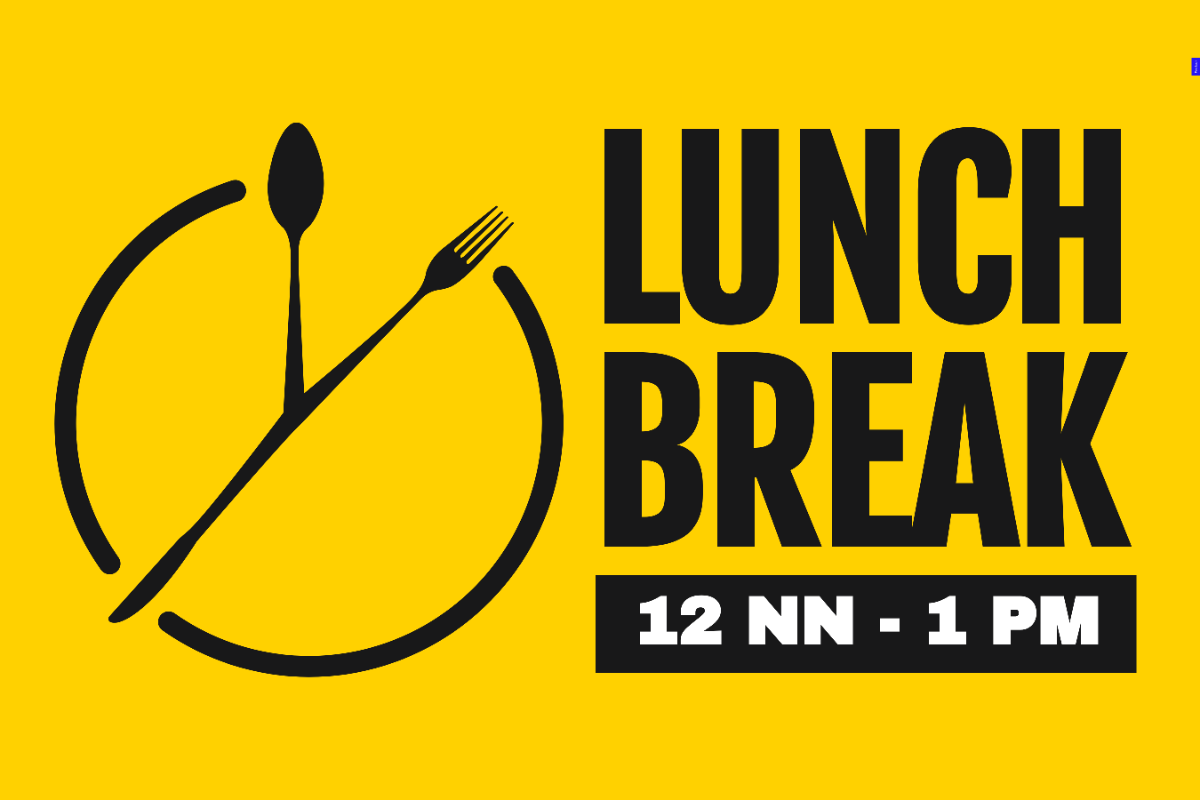 Free Lunch Break Sign