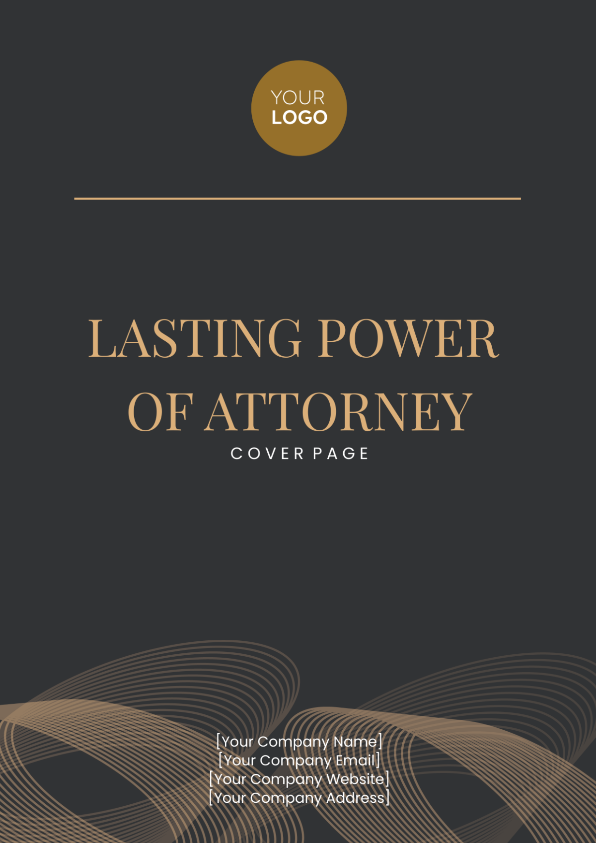 Lasting Power of Attorney Cover Page