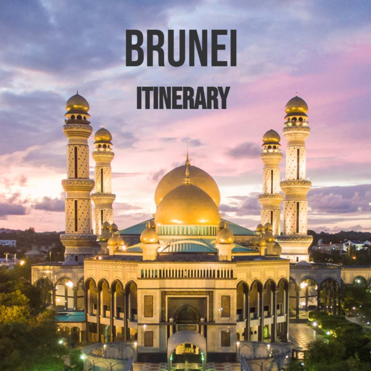 Brunei Itinerary Template - Edit Online & Download