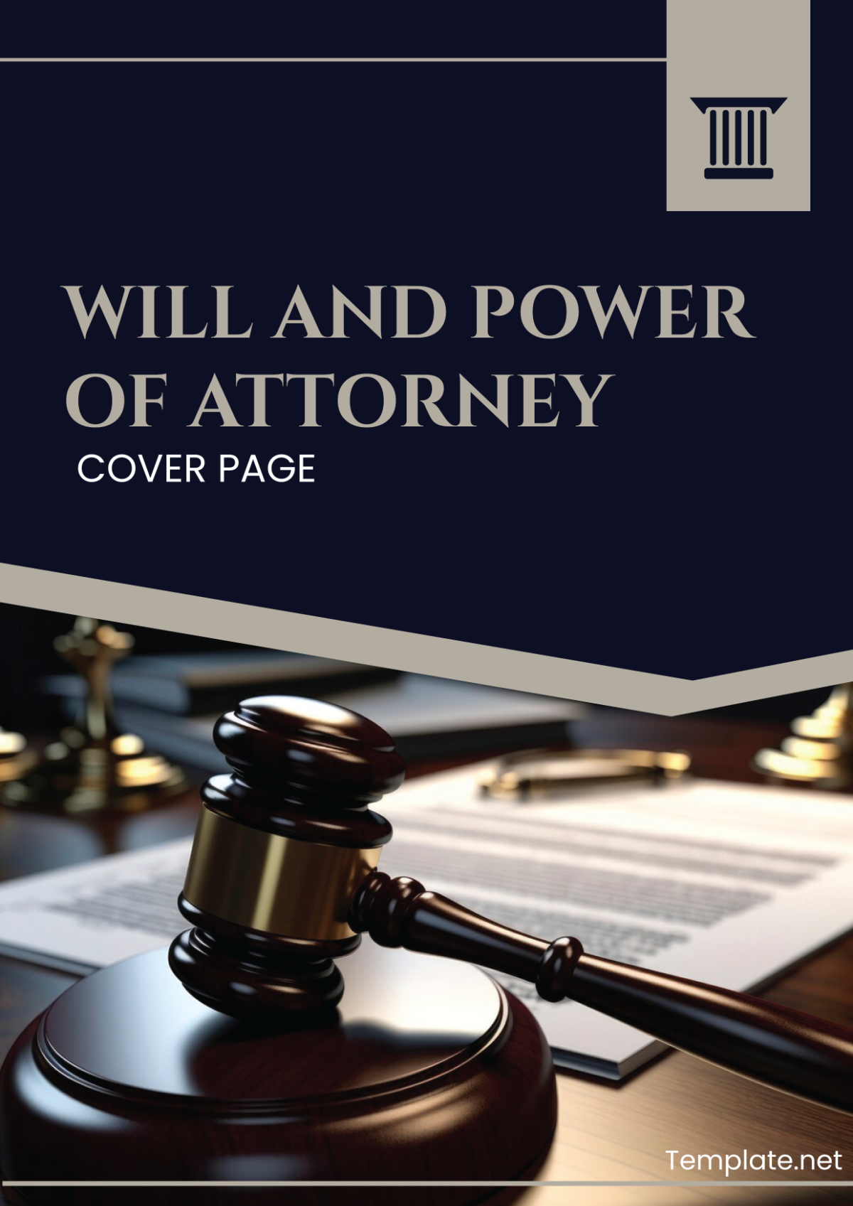 Will And Power of Attorney Cover Page Template - Edit Online & Download ...