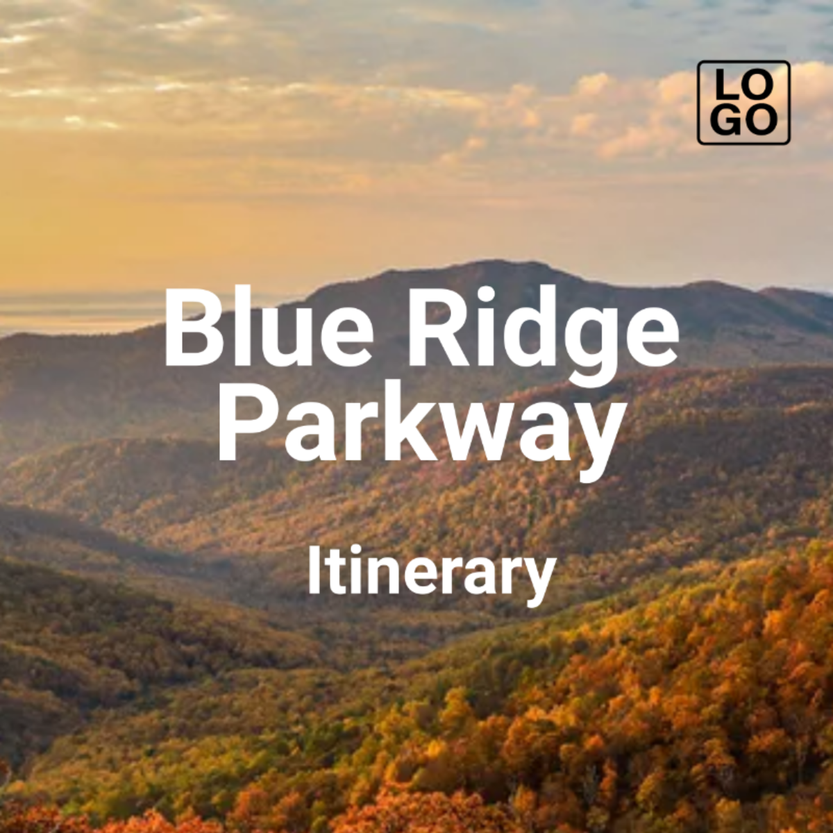 Blue Ridge Parkway Itinerary Template - Edit Online & Download