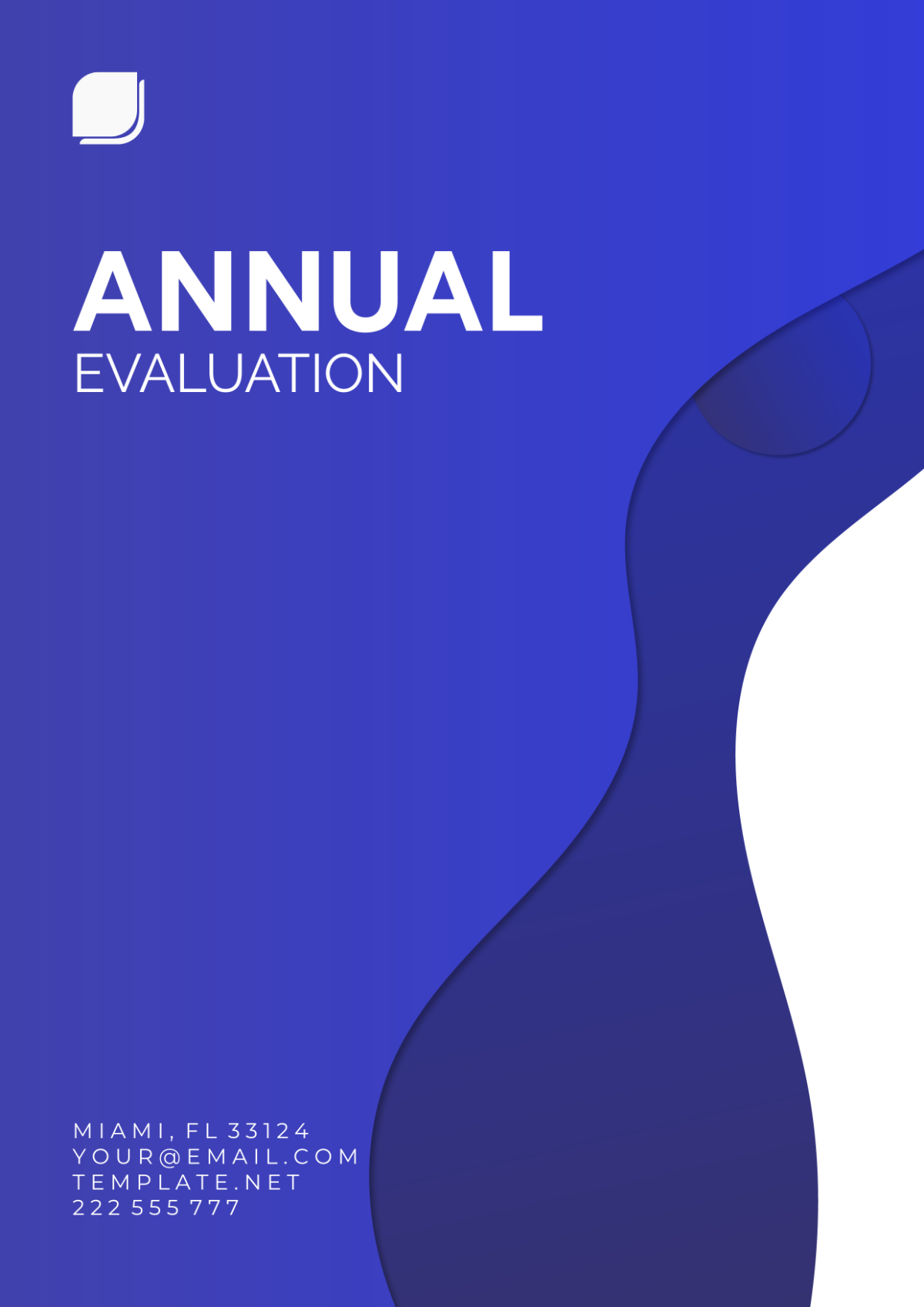 Annual Evaluation Cover Page Template - Edit Online & Download Example ...