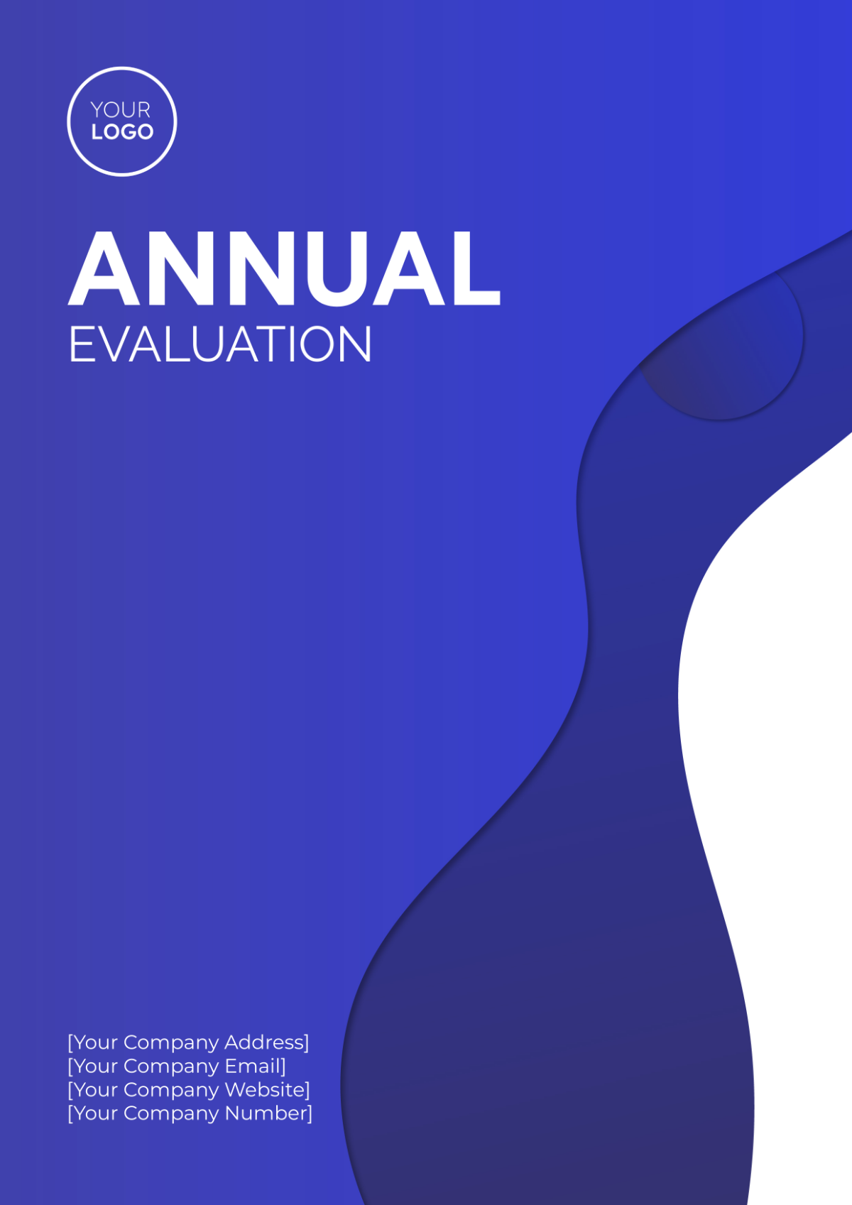 Annual Evaluation Cover Page