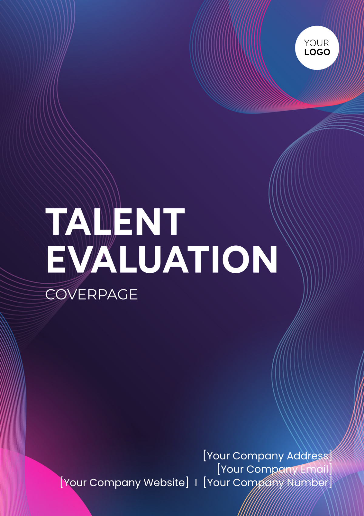 Talent Evaluation Cover Page