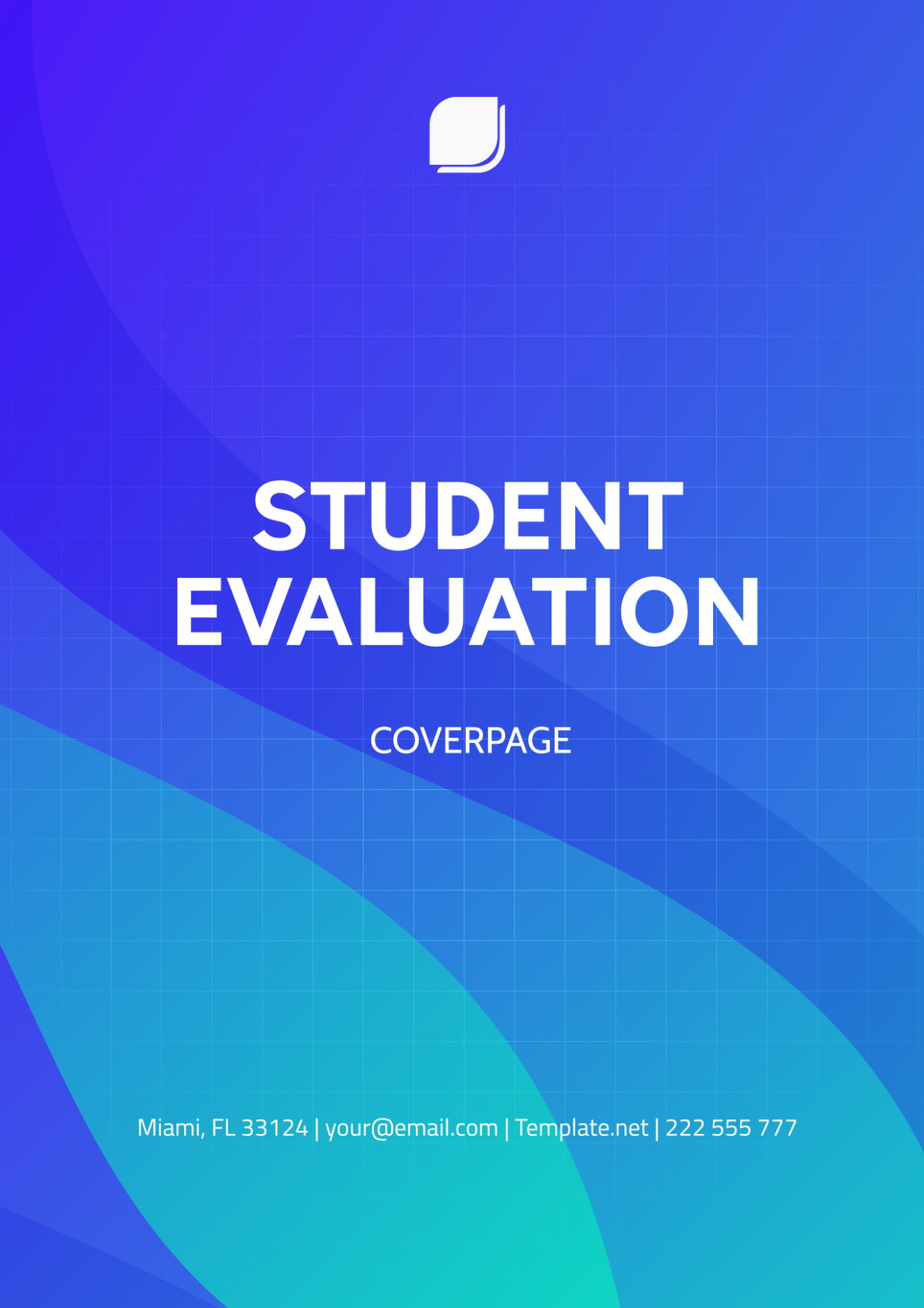 Student Evaluation Cover Page Template - Edit Online & Download Example ...