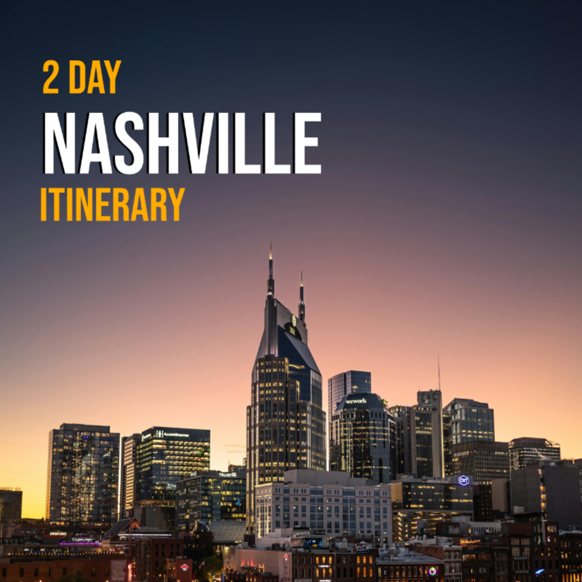 2 Day Nashville Itinerary Template - Edit Online & Download Example ...