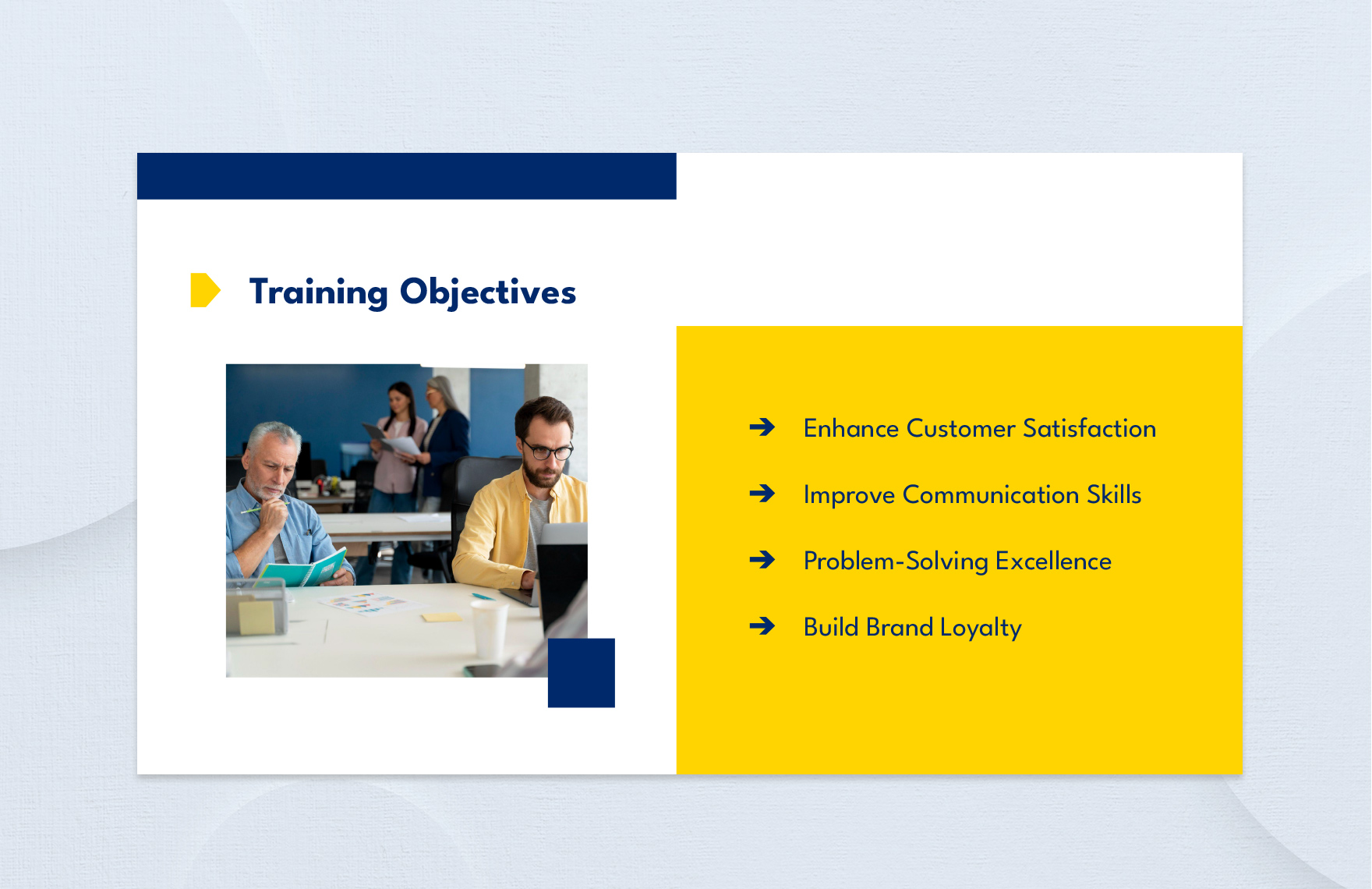 Customer Service Excellence Training Presentation Template