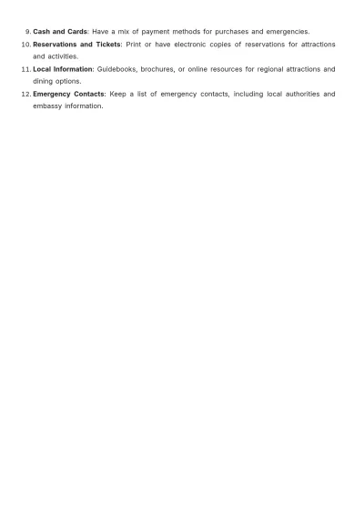 Free Pacific Northwest Trip Itinerary Template to Edit Online