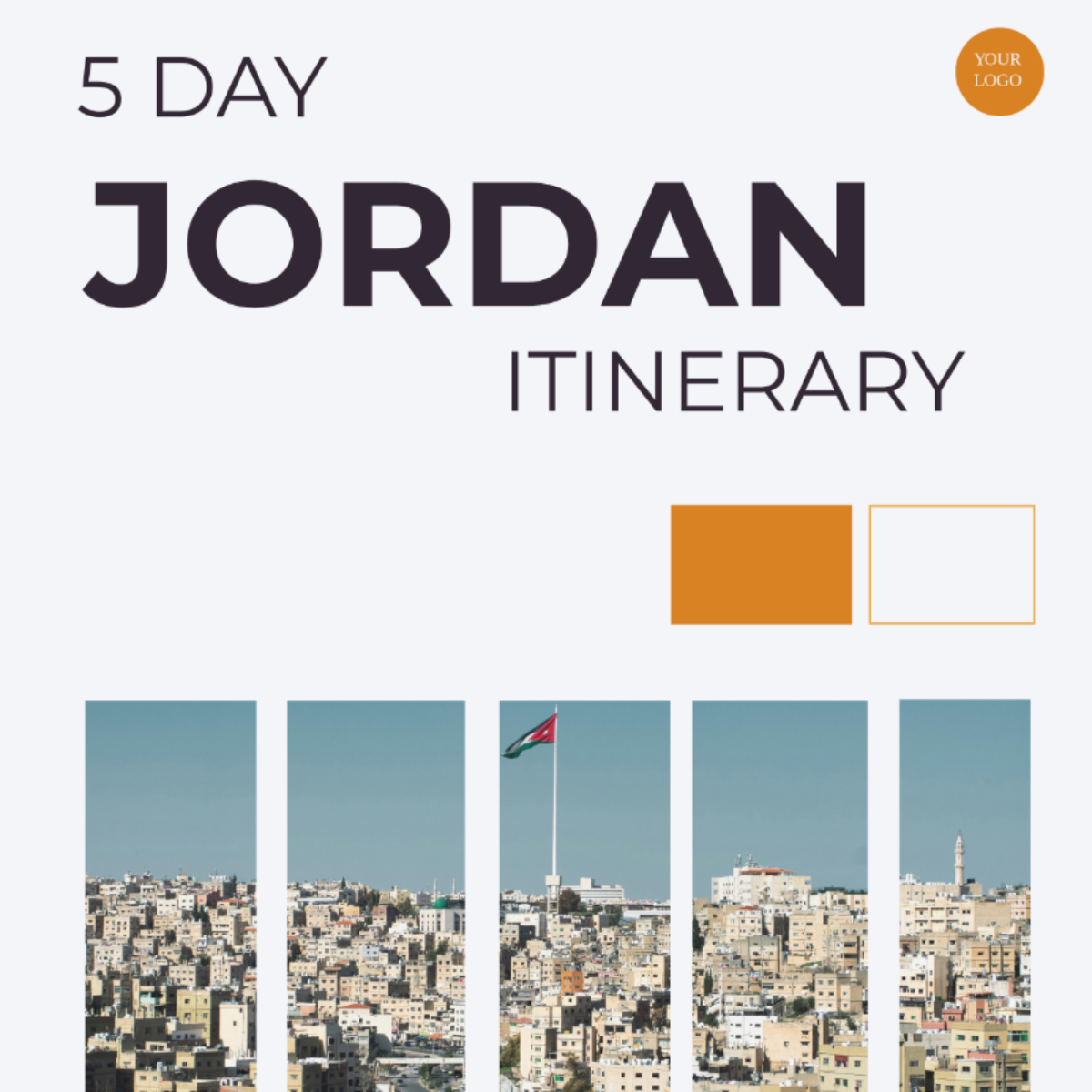 5 Day Jordan Itinerary Template - Edit Online & Download