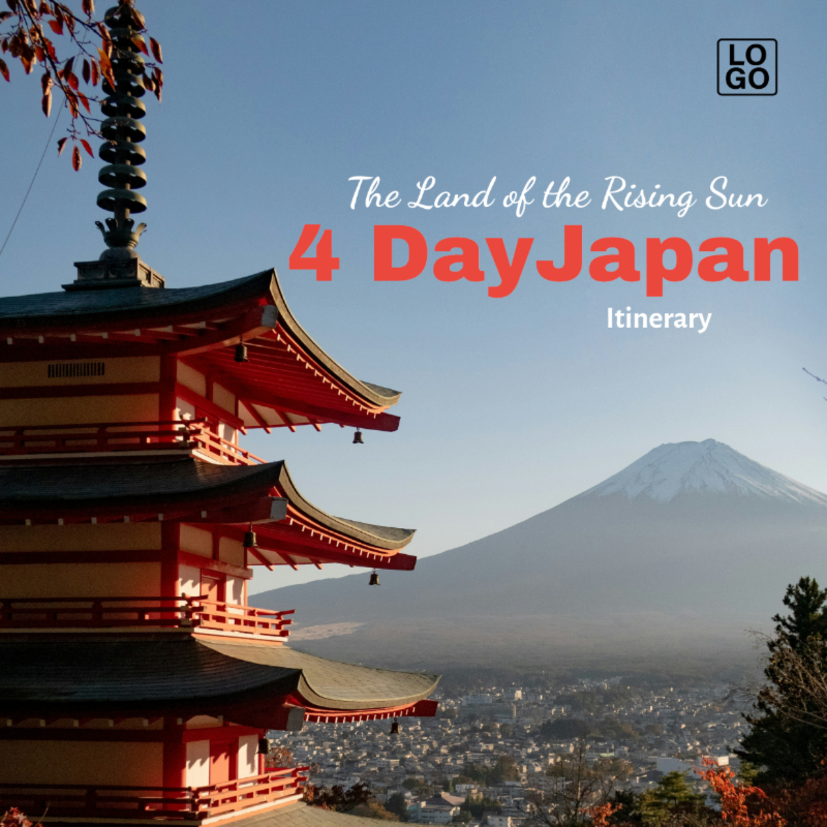 4 Day Japan Itinerary - Edit Online & Download