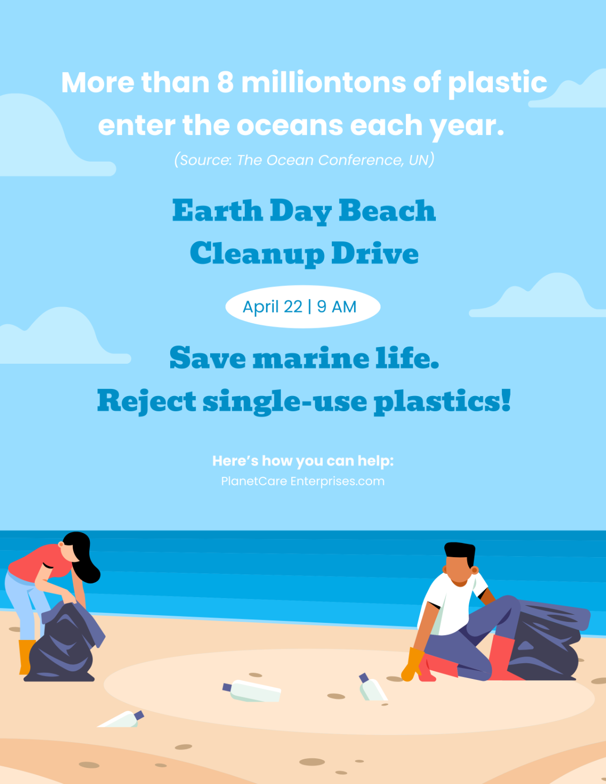 Earth Day Flyer Template - Edit Online & Download