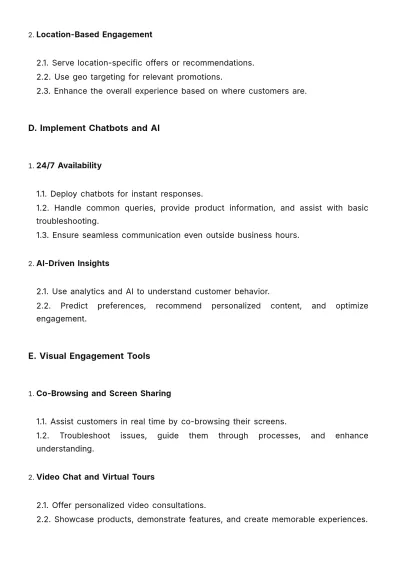 Free Document on Strategies for Positive Customer Experience Post-Sale Template to Edit Online