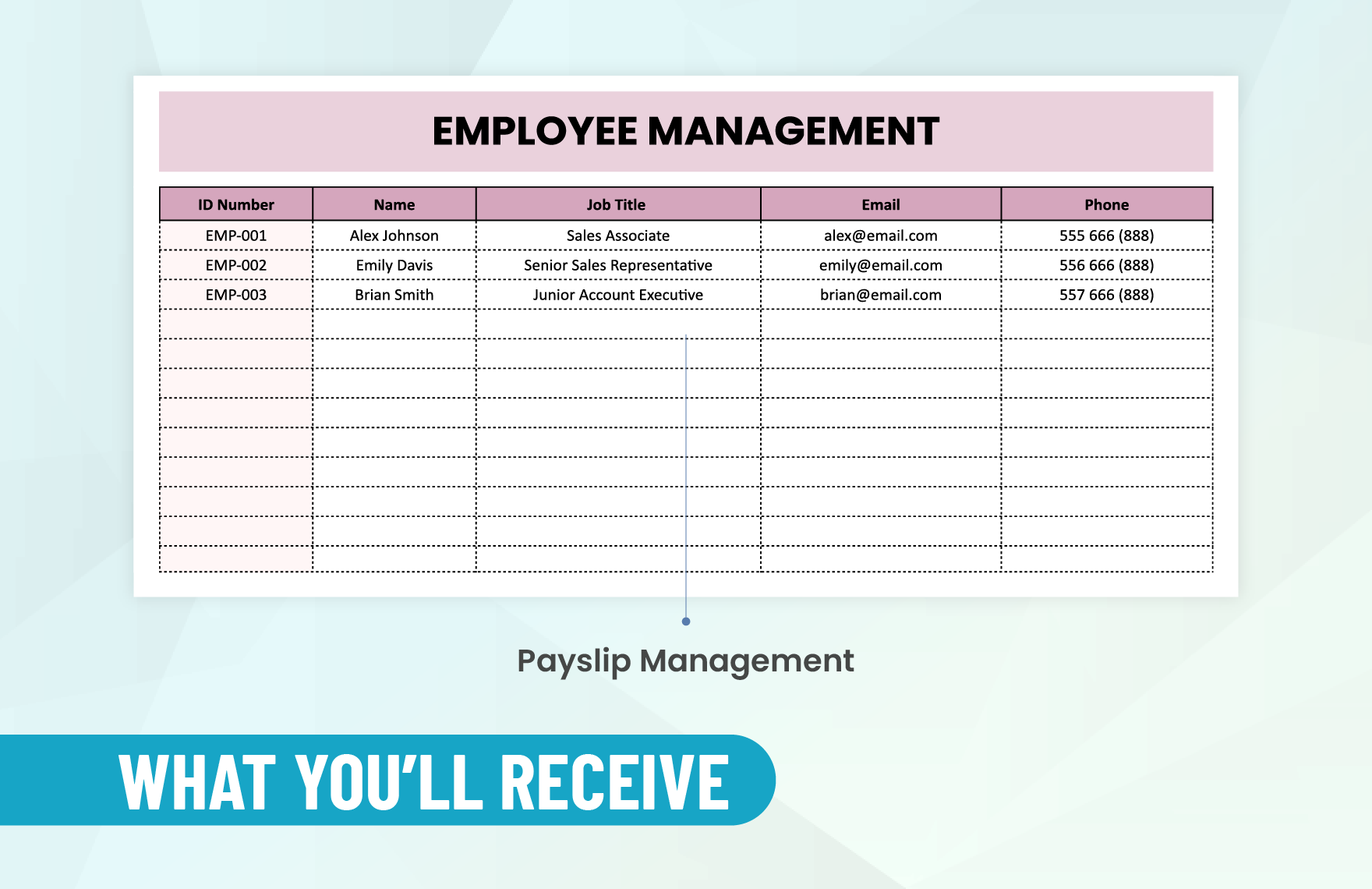 Fillable Paystub Template