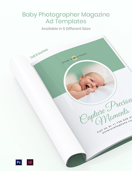 Baby Photographer Magazine Ads
