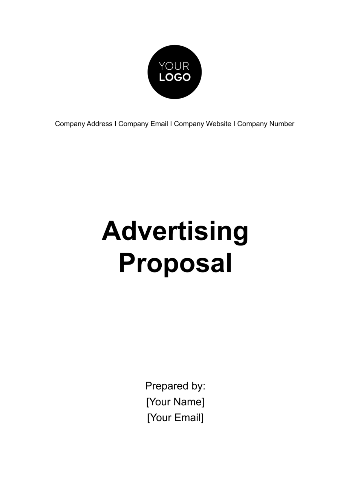 Advertising Proposal Template - Edit Online & Download