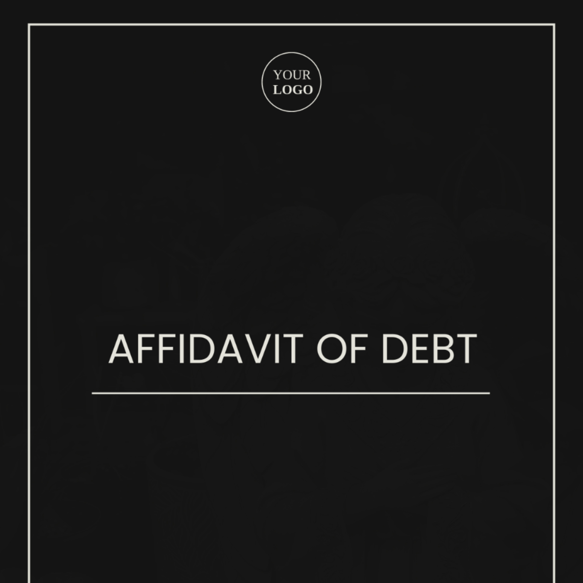 Affidavit of Debt Template