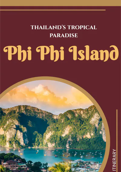 Free Phi Phi Island Itinerary Template to Edit Online