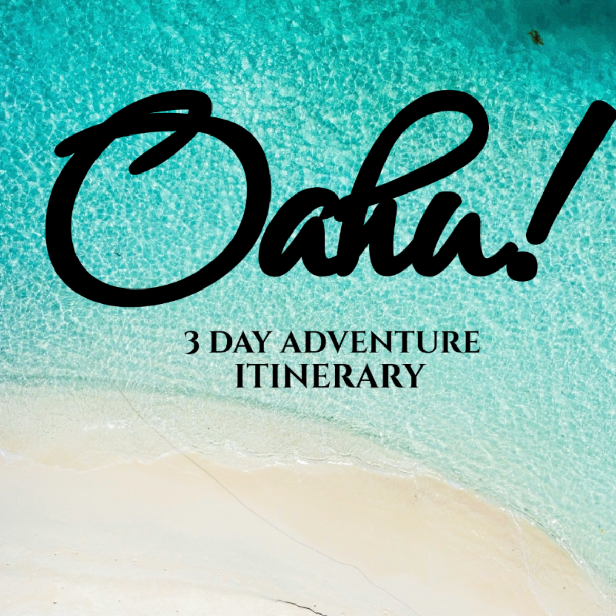 3 Day Oahu Itinerary Template - Edit Online & Download