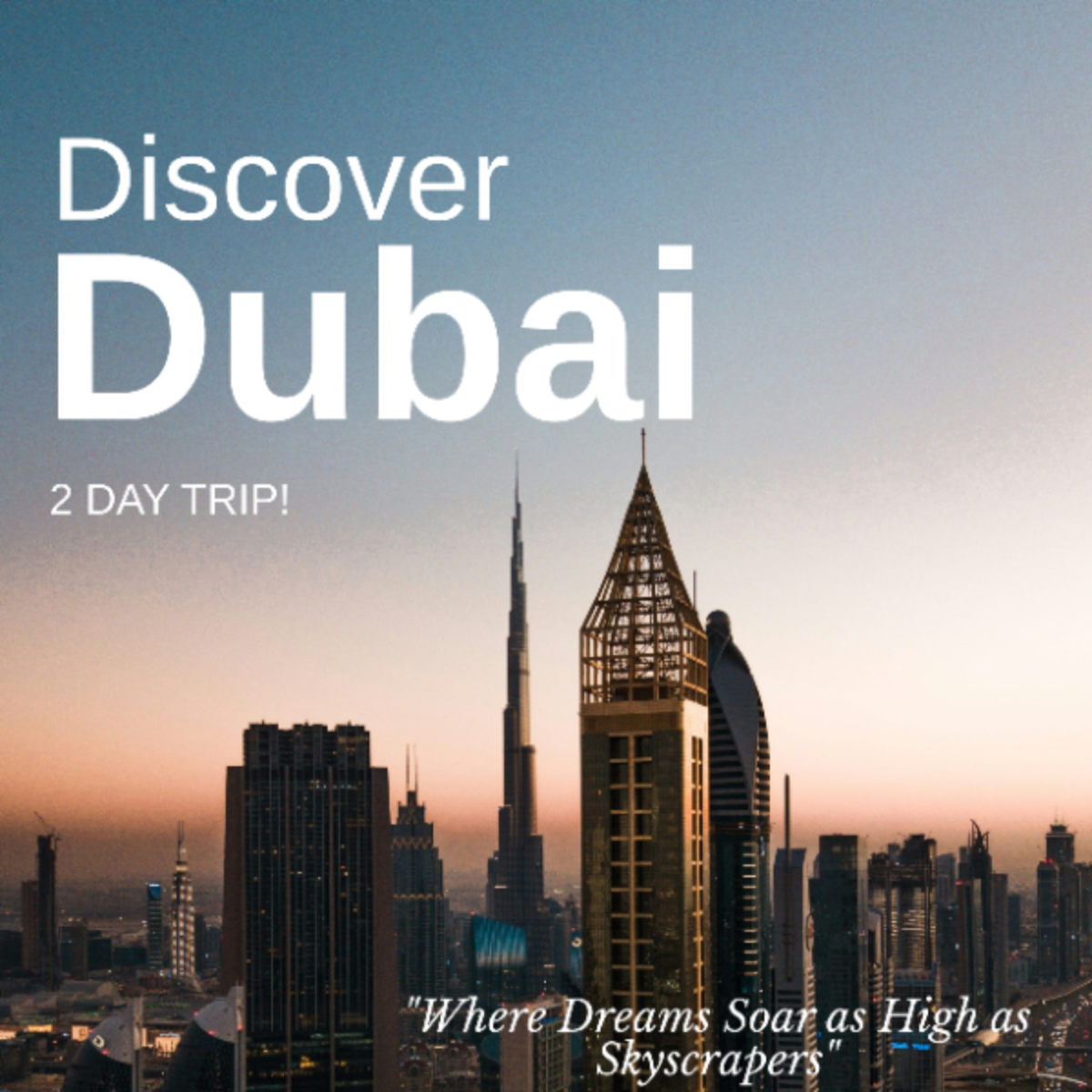 2 Day Dubai Itinerary Template - Edit Online & Download