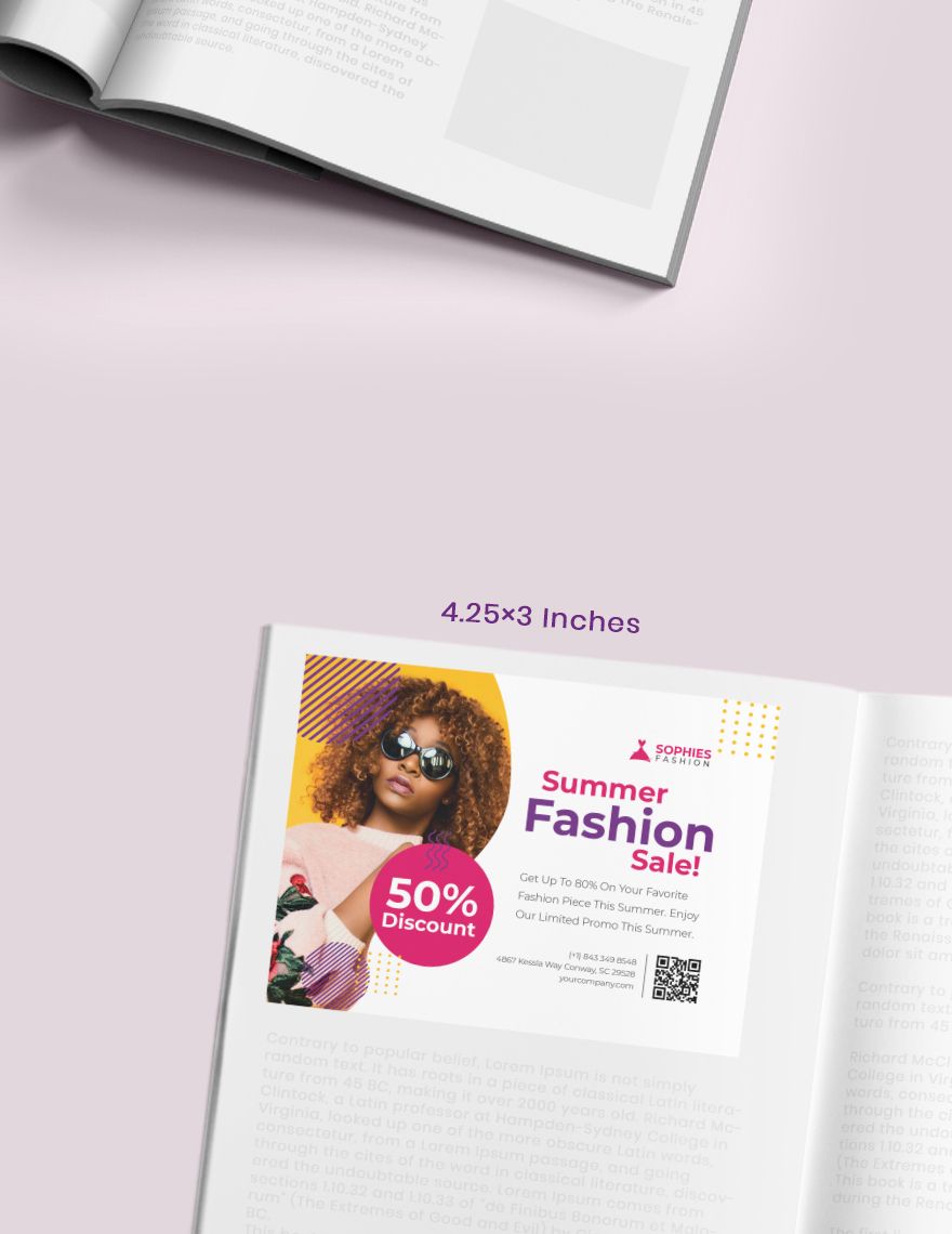 Creative Magazine ad Template Download in PSD, InDesign