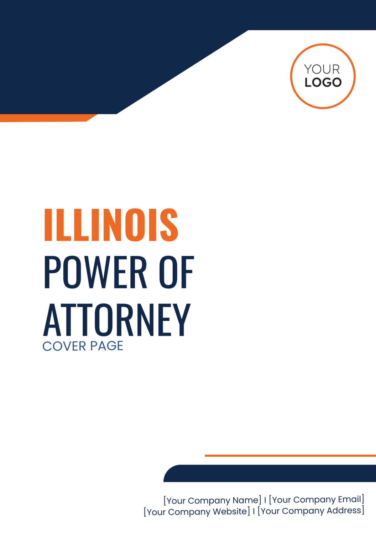 Illinois Power of Attorney Cover Page