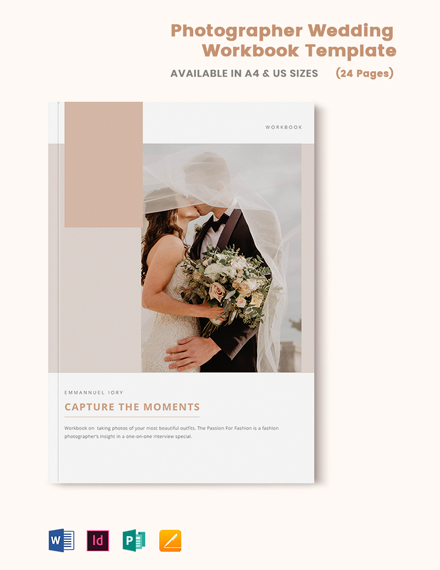 25 FREE Workbook Templates Edit Download Template