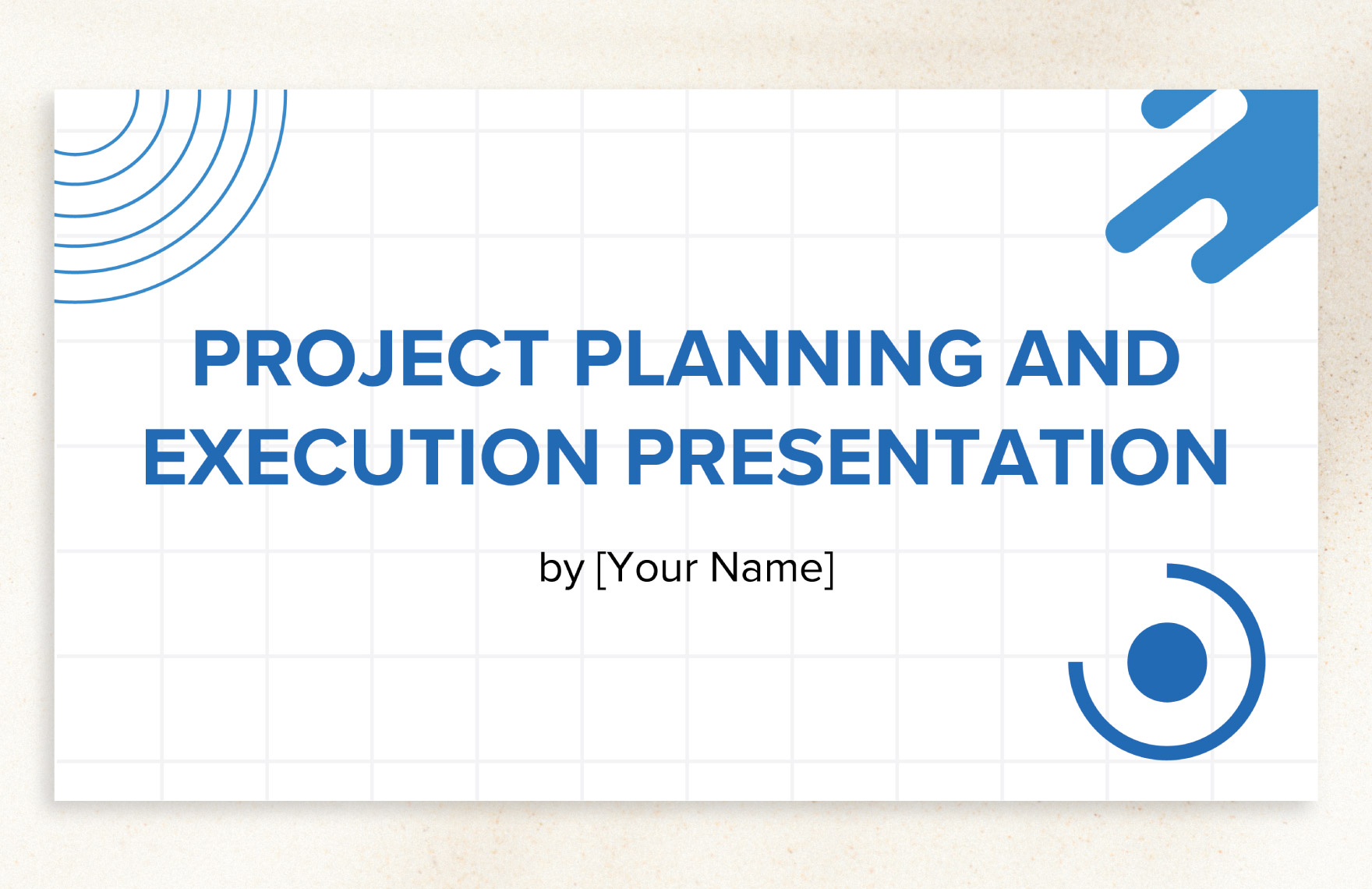 Project Planning and Execution Presentation Template