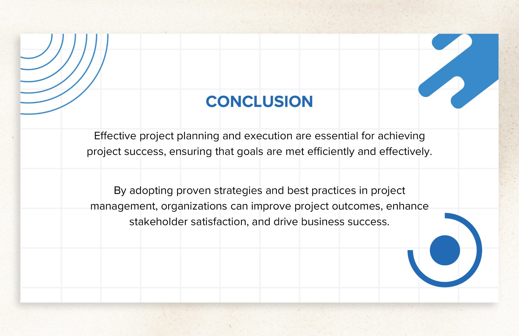 Project Planning and Execution Presentation Template